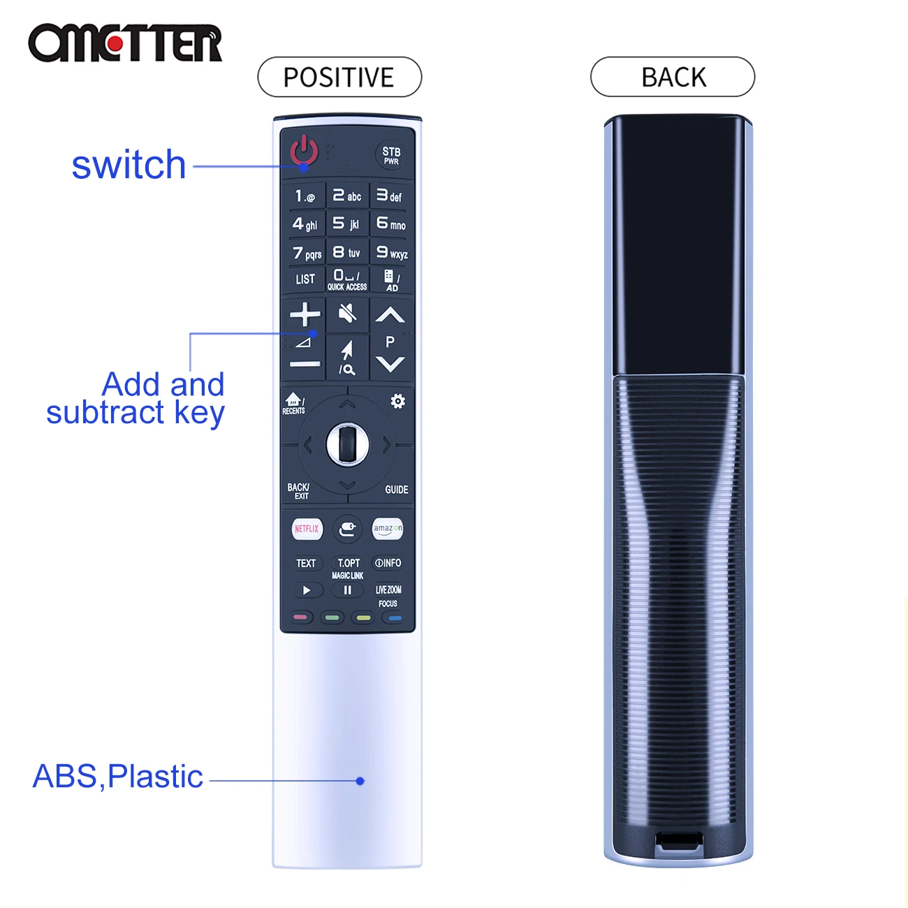Oled Smart tv Controle Remoto com Usb An-mr700 Akb75455601 Novo - Image 6