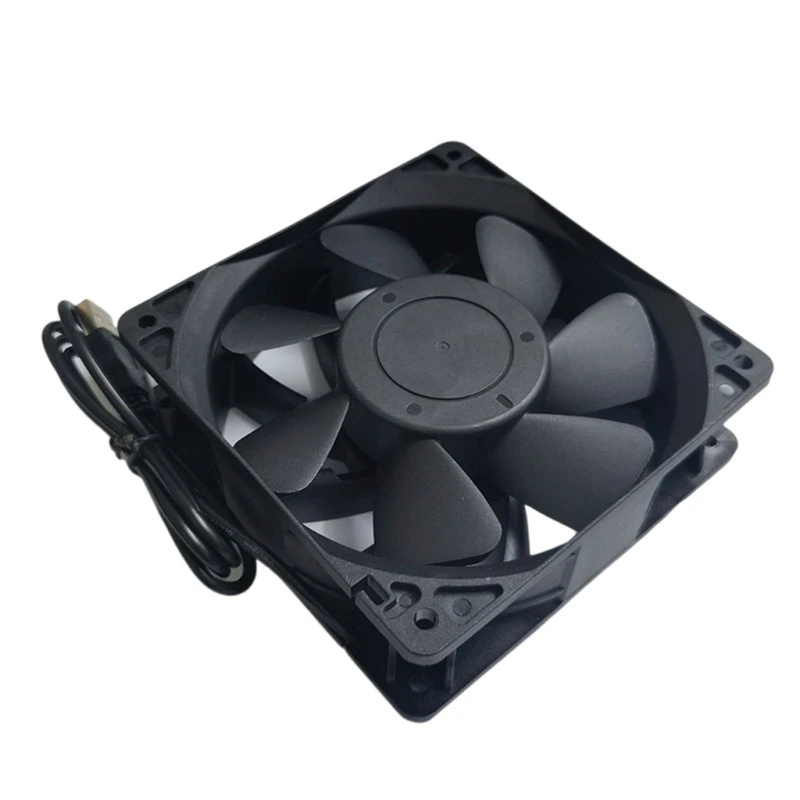 F3KE Versatile DC5V Cooling Fan 120mm USB Fan with USB Interface,USB Computer Suitable for Home and Offices Use