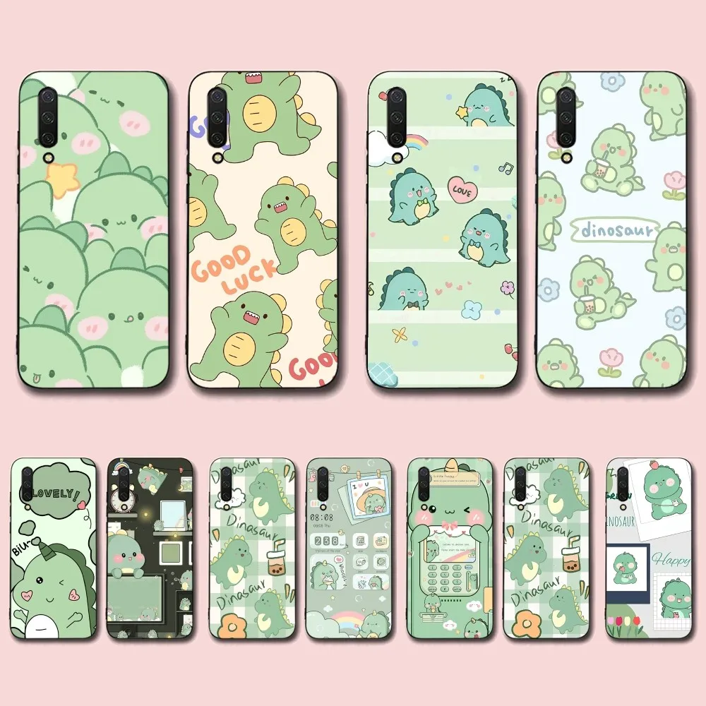 

Cute Animal Dinosaur Phone Case For Xiaomi Mi 5X 8 9 10 11 12 lite pro 10T PocoX3pro PocoM3 Note 10 pro lite