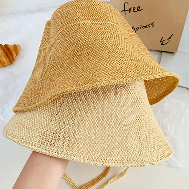 Cappello da sole in lino a tesa larga donna estivo regency_voghion.com