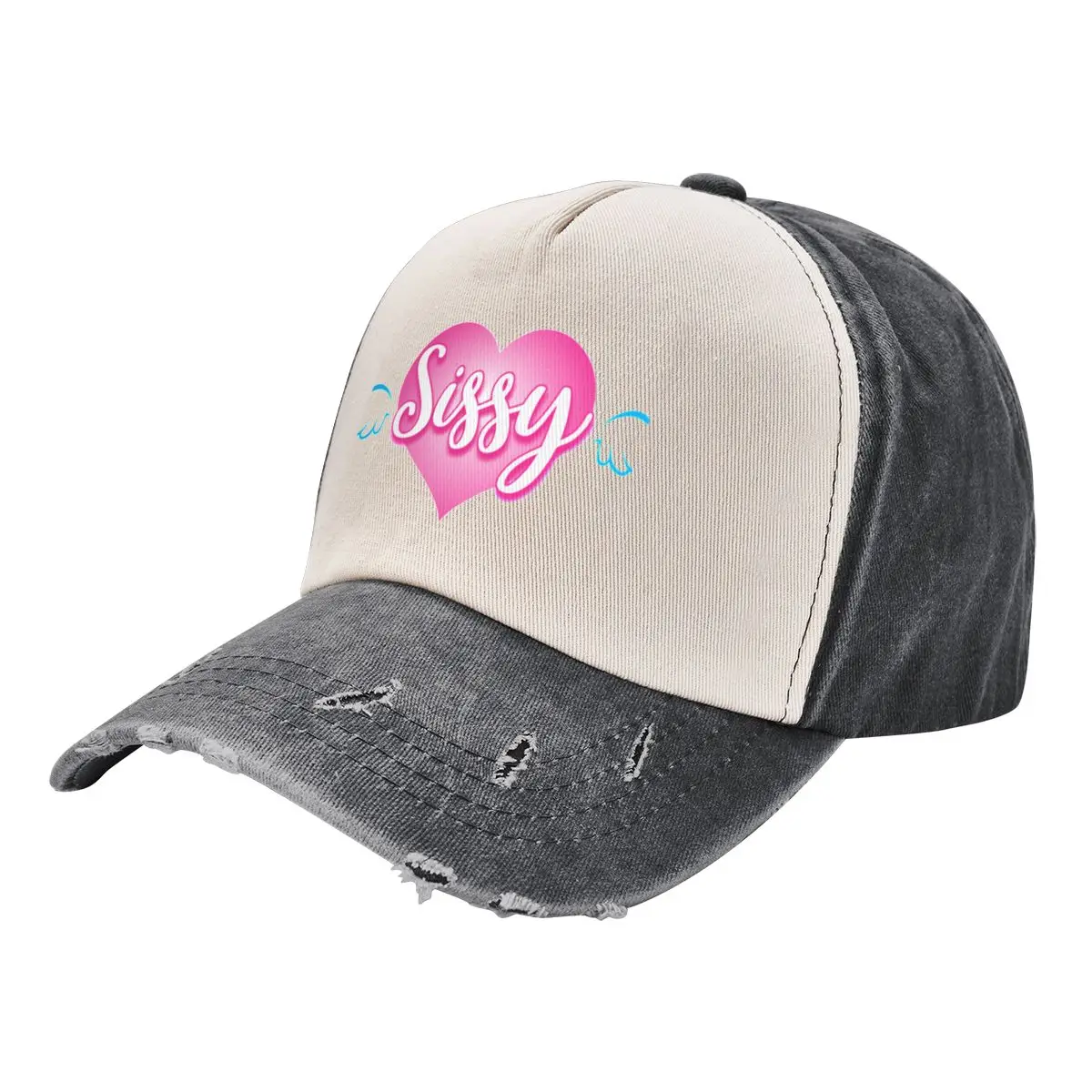 

Sissy heart with angel wings Baseball Cap Fashion Beach Luxury Brand New Hat Ladies Men's