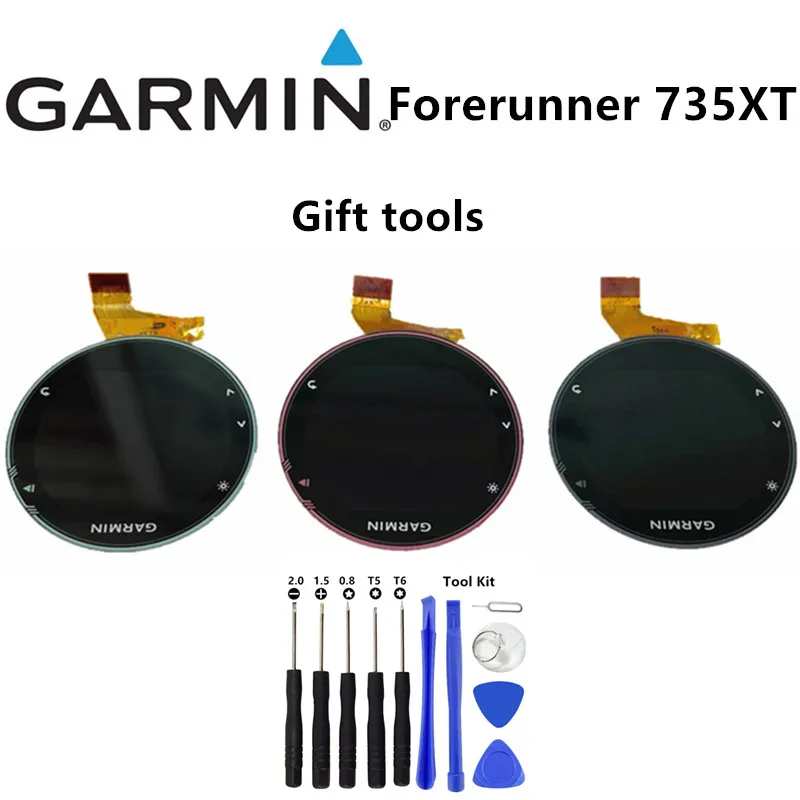 Original Garmin Forerunner 735XT LCD Screen GPS Watch Display Case Front Cover For 735XT