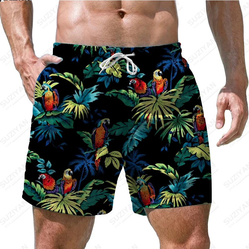 

2023 Summer New Men's Beach Shorts Hawaiian Leisure Sports Shorts 3D Printed Shorts Quick Breathable Extra Large Fruit Pattern