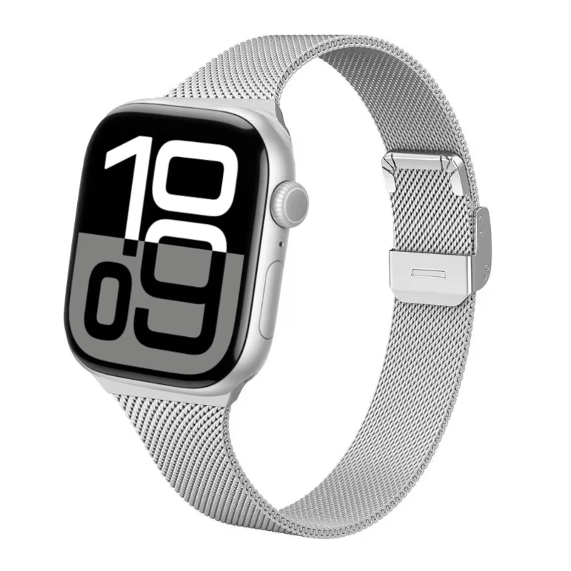 Elegant Slim Metal Milanese Watch Strap Bracelet