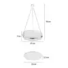 Stainless Steel Hanging Drying Rack with Hook Double Layer Filtering Mesh Net for Plants Hanging Mesh Dryer for Clothes Food 5