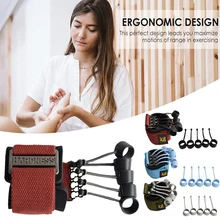 

Finger Gripper Strength Trainer Hand Yoga Resistance Band Finger Flexion And Extension Training Device Finger Force Grip Device