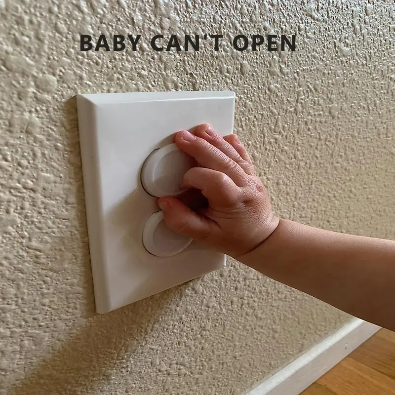 Baby Proofing Outlet Covers 10pcs Safety Sturdy Childproof Electric Plug Protectors For Home & Office