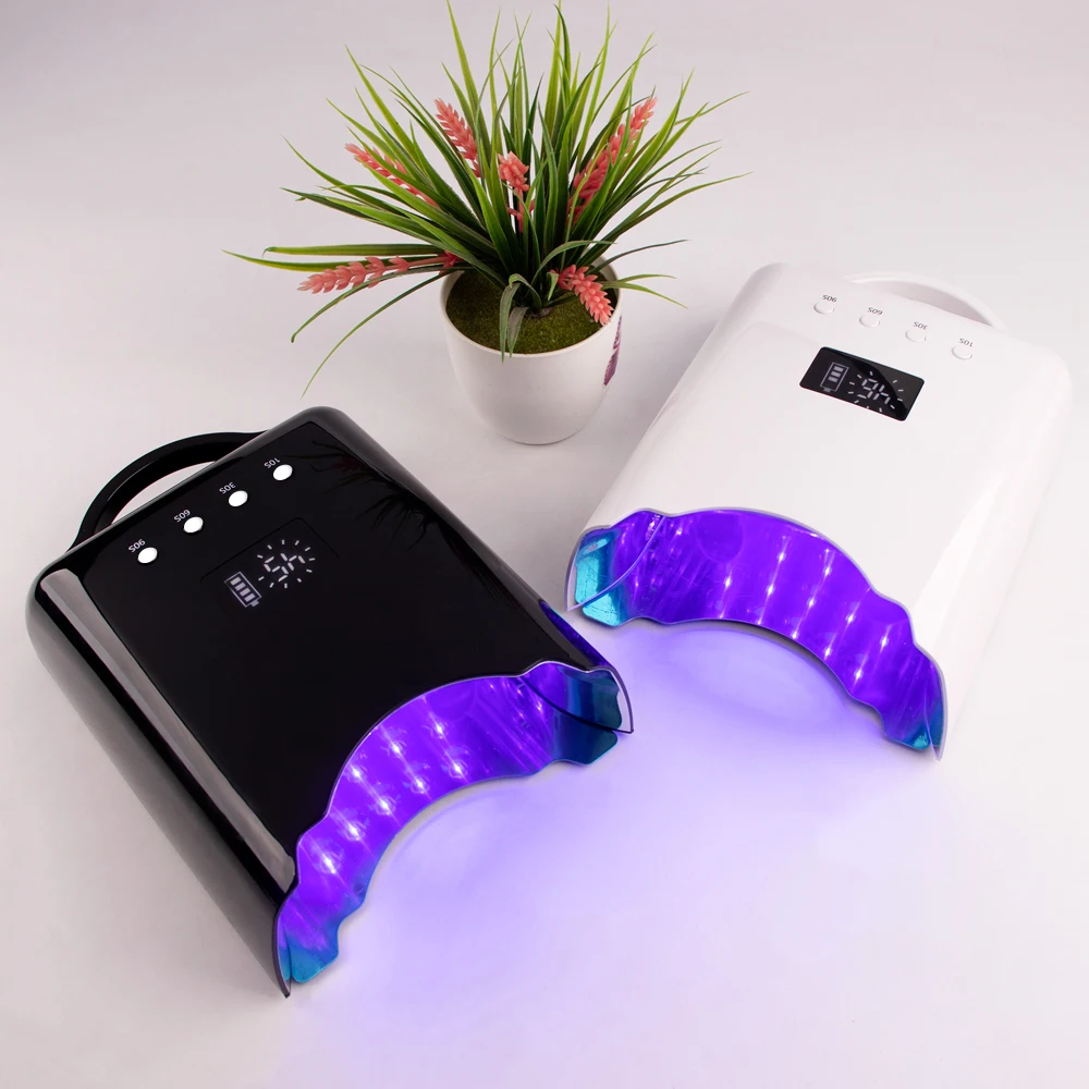 New 78W Rechargeable Battery LED UV Lamp Wireless Manicure Pedicure Powerful Curing Light Cordless Nail Dryer Fast Drying Nails