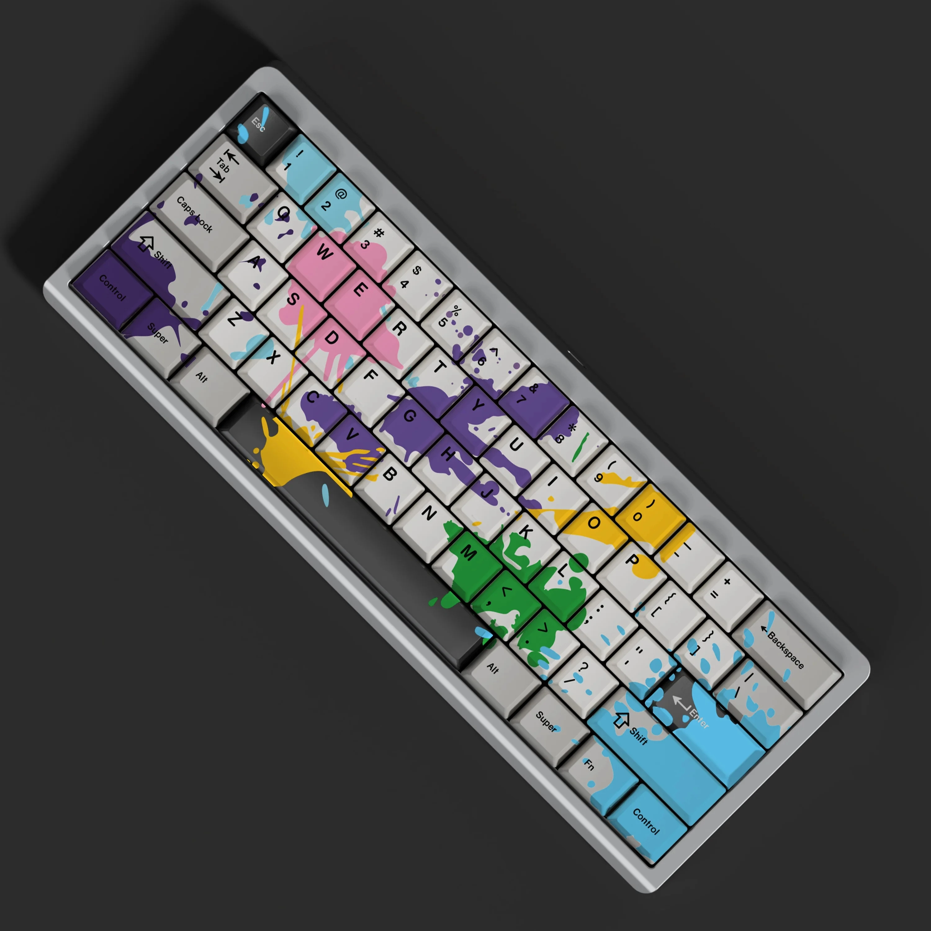 Sublimação de Tingir Perfil Pbt para Teclado Mecânico Zombie Cherry Profile Double b Split Keybar 149 Teclas 100: Pbt - Imagem 3
