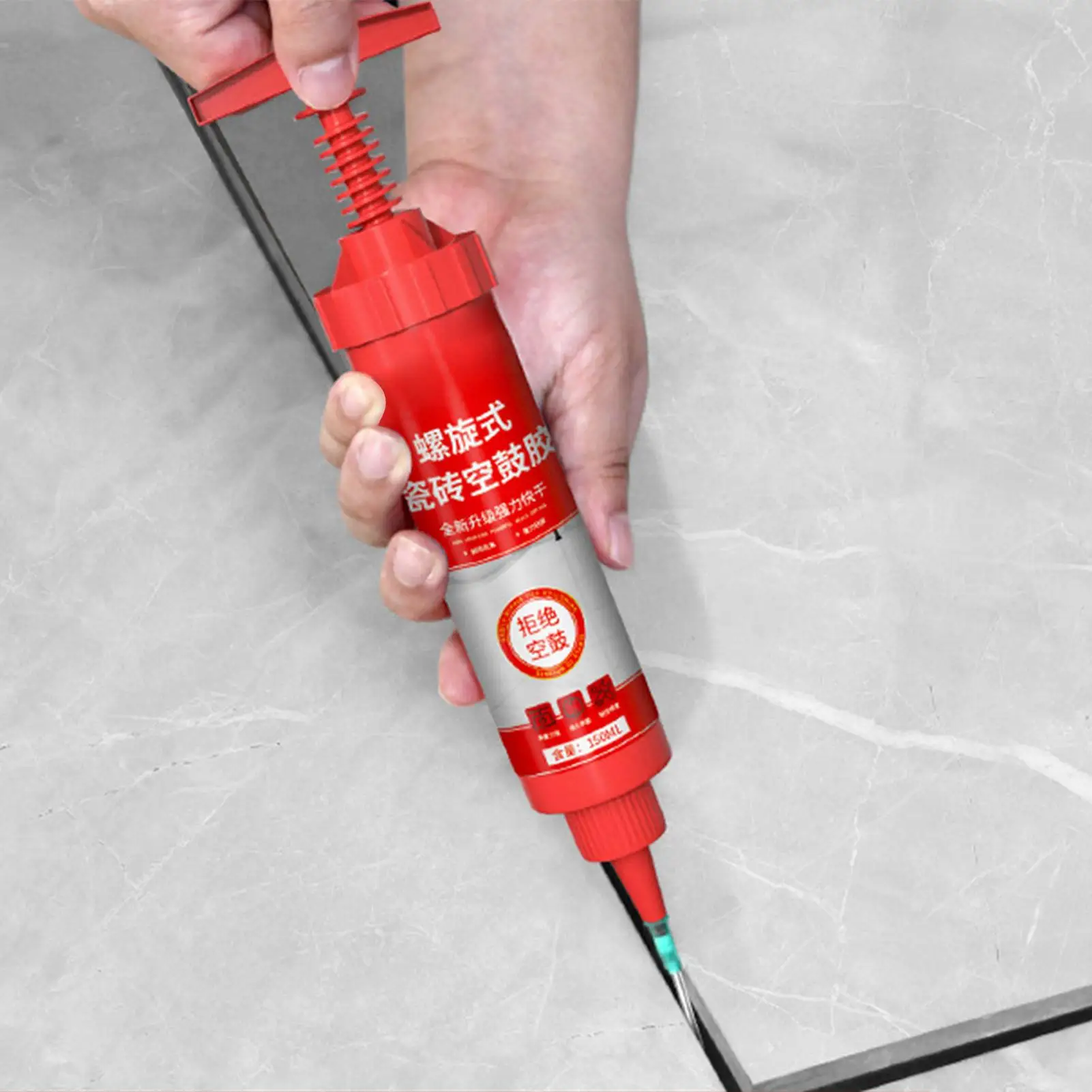 Grouting Adhesive For Floor Tiles Drumming Adhesive Strong Fast Drying Spiral Tile Adhesive Quick drying ceramic tile