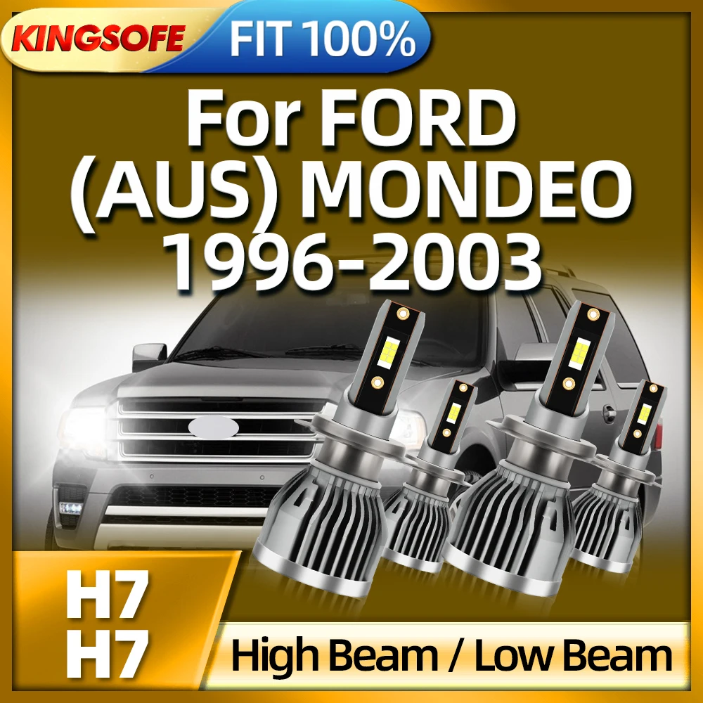 

KINGSOFE 110W H7 LED Headlight Bulbs 26000LM Car Lights For FORD (AUS) MONDEO 1996 1997 1998 1999 2000 2001 2002 2003