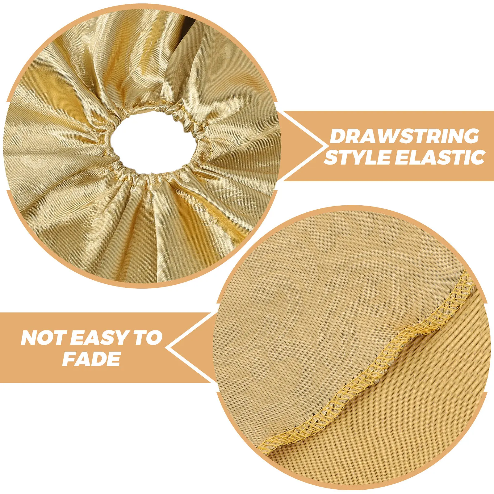 2Pcs 웰니스 뜸 기계 커버 골드 패브릭 오버록 엣지 보호 덮개 단열 방진 쉴드 스탠딩