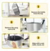 Popcorn Machine, 10 Oz Kettle, 1300W Countertop Popcorn Maker for 60 Cups per Batch, Movie Theater Popcorn Popper with 3-Switch 6