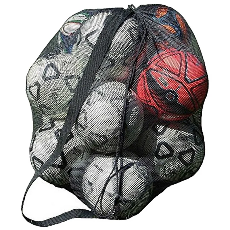 

3X Large-Capacity Outdoor Sports Bag Football Basketball Bag Sports Storage Beam Net Backpack (30 X 40 Inch)