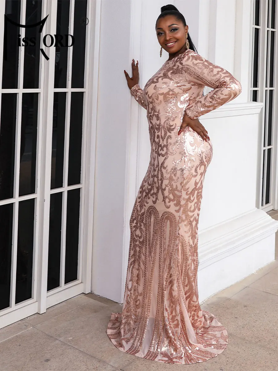 Рисунок 4 - Платье Missord женское с золотыми блестками