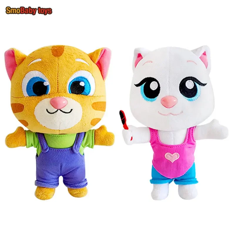 

Can't Talk Talking Tom And Friends With Changeable Clothes Plush Toys 18cm Talking Tom Angela Dolls Accompany Doll