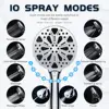 pressure 8 2 mode built-in electric washing, stainless steel chrome-plated shower head, 11 extended arm height/Angle adjustable 3