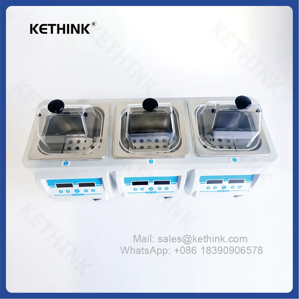 KT-W2L-3 3 Holes Table Top Water Bath in Chemistry Lab Constant Temperature High Quality