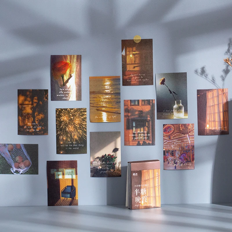 50Pcs Landscape Summer Ins Decorative Scrapbooking Stick Label Diary Album Stationery Painting Sticker For Girls Boy Students