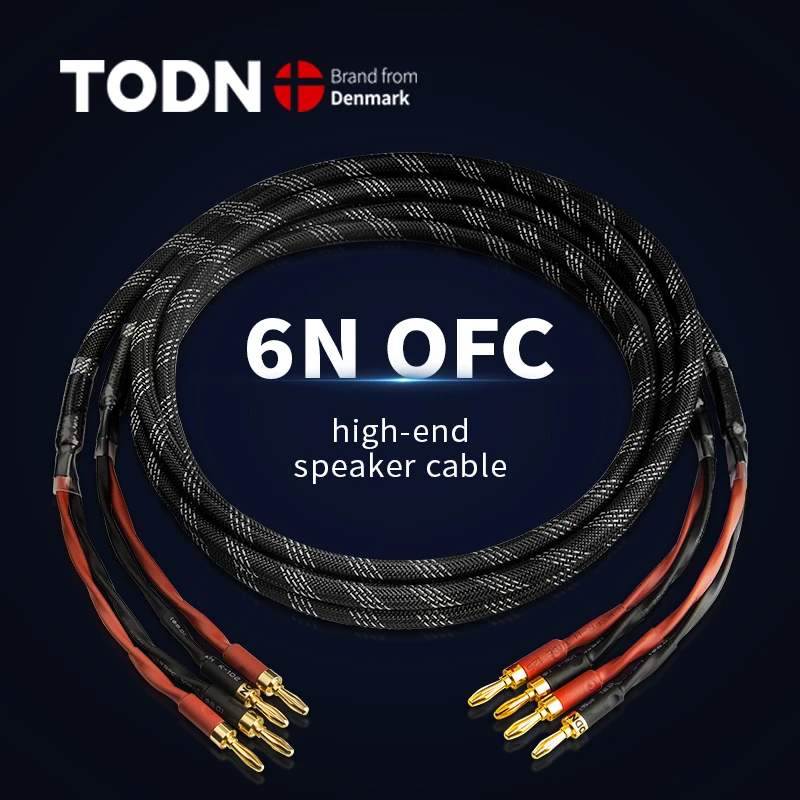 Speaker Cables Banana Plugs Hifi Speaker Cable Oxygen Free Hifi