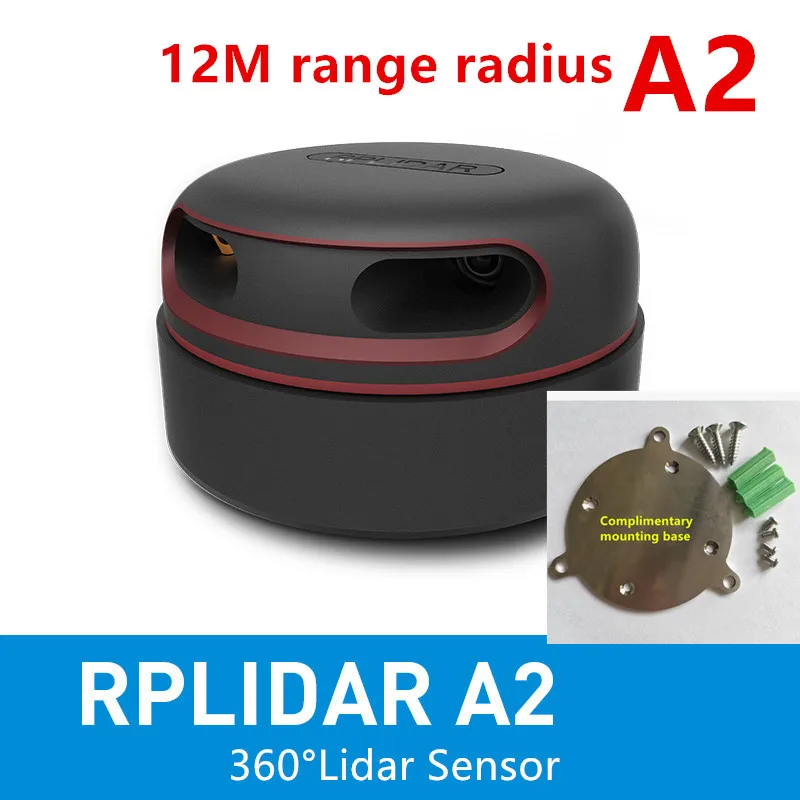 Slamtec RPLIDAR A2 2D 360 degree 12 meters scanning lidar sensor scanner for bstacle avoidance and navigation screen interaction