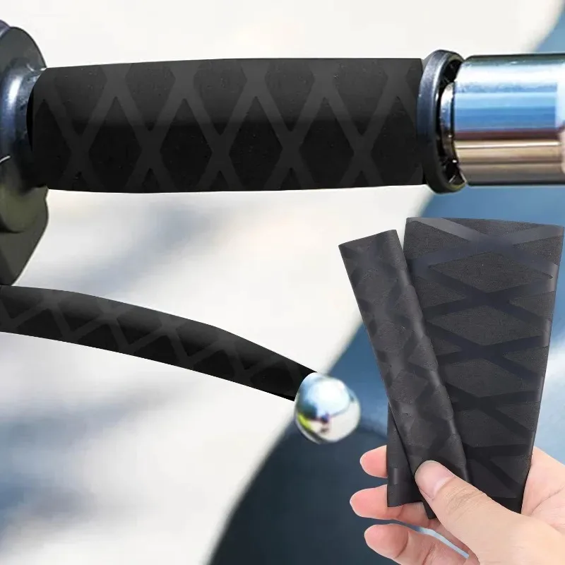 Heat Shrink Motorcycle Grips Cover Brake Lever Covers Anti-Slip Handlebar Cover for Winter Cold & Summer Sun Protection Grip