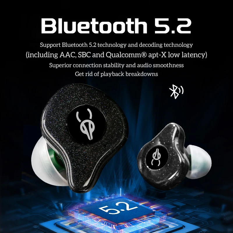 Wireless Earphones Qualcomm Qcc 3040 TOZO T12 Pro Wireless Earbuds