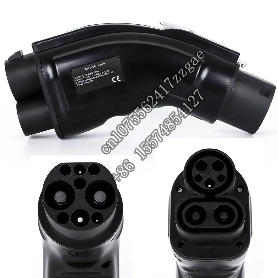 

Factory Directly Sale New Energy Vehicles DC Charging Station Parts IP54 200A CCS1 to Gbt Conversion Head EV Adapters