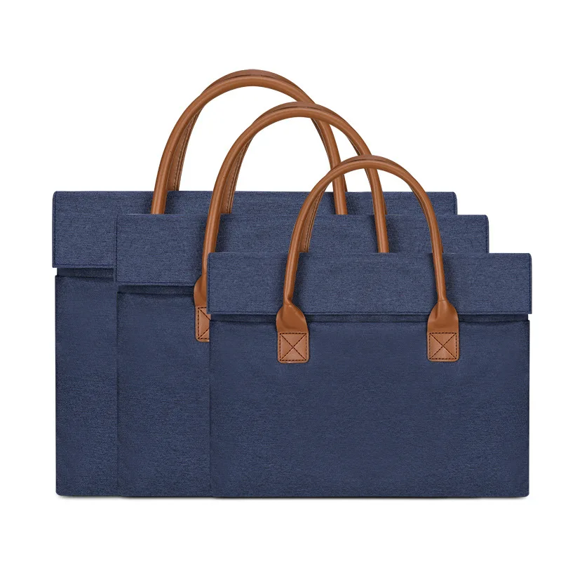 

Work commute briefcase Office Carrying women's fabric Acer laptop bag Advanced sense file bag Student