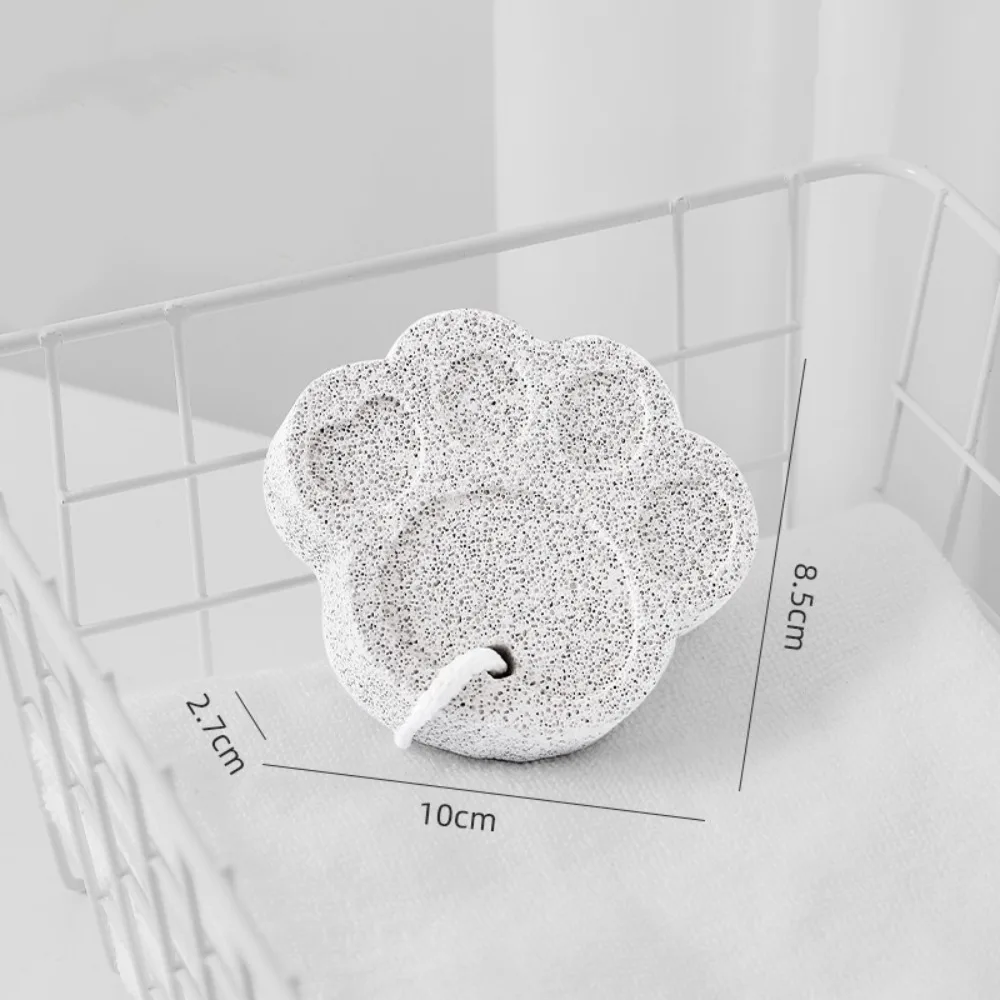 2Pcs Cat Claw Foot Scrub Stone Exfoliating Dead Skin Callus Exfoliating Tool Safe and Delicate Portable Foot Care Volcanic Stone