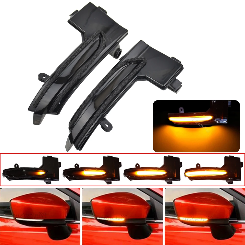 Dynamic Led Turn Signal Sequential Side Mirror Indicator Blinker Light