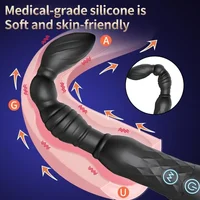 Anal Plug Vibrator für Frauen G-Punkt Klitoris Stimulation Anal Perlen Prostata Massagegerät Butt Plug Weibliche Masturbation Erwachsene Sex Spielzeug 2