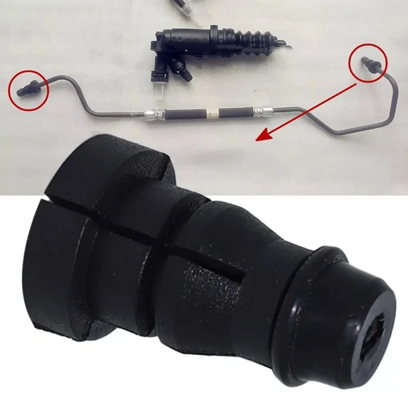 Car Universal Brake Clutch Slave Master Cylinder Pipe Connector Clip 1K0798741 For VW Skoda