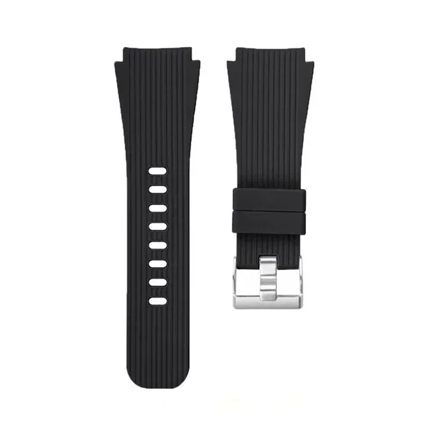 Silicone Wristband Bracelet - 22mm Adjustable Strap