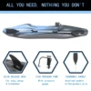 Inflatable Kayak Fishing Boat 1 Person Adult Blue Canoe, with Paddles, Bag, Seats, High-Output Pump, Fin, for Lakes & Rivers