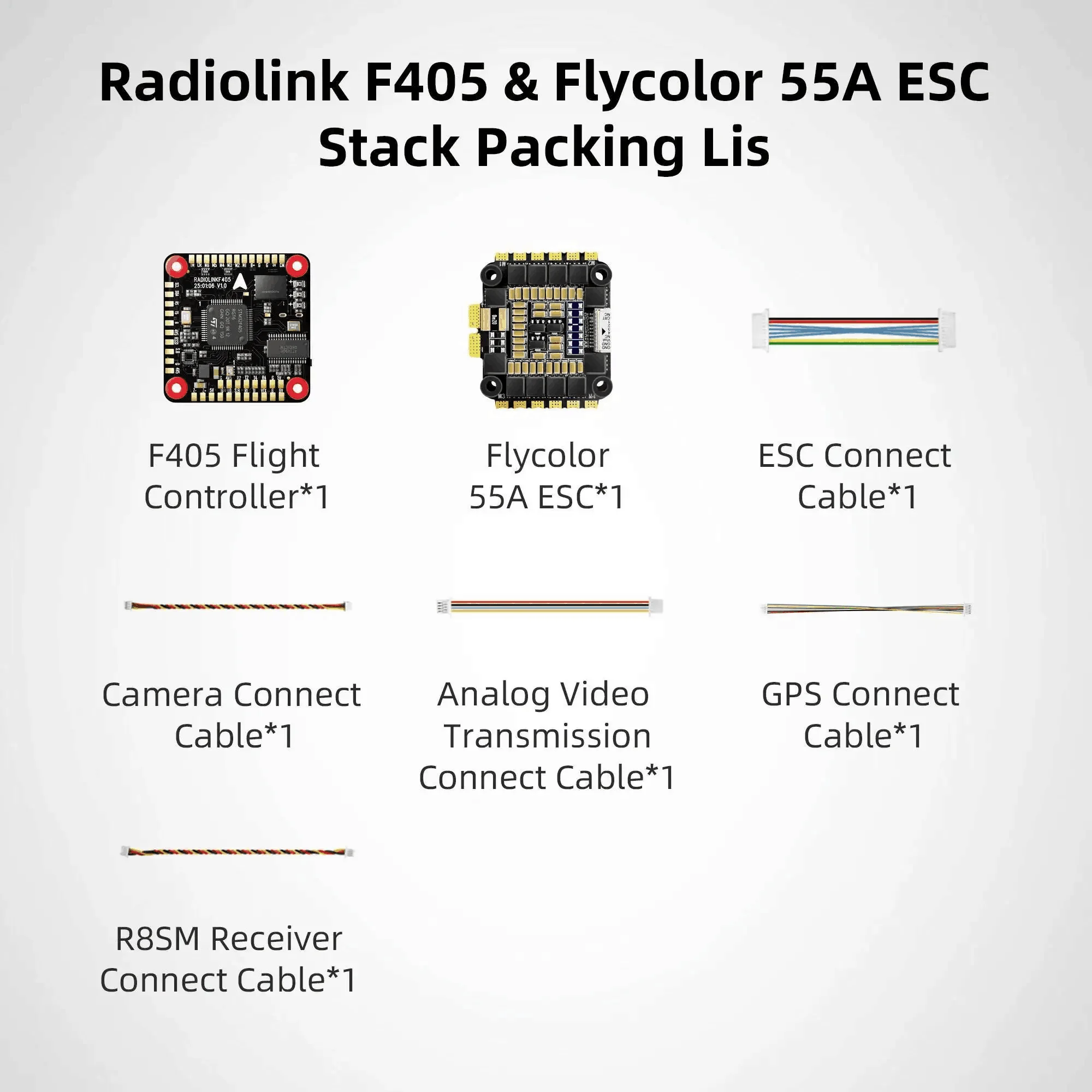 Flight Stack FC F722 + ESC 55A/60A Pour Drone FPV - Marque 9IMOD, Compatible Universel, Neuf