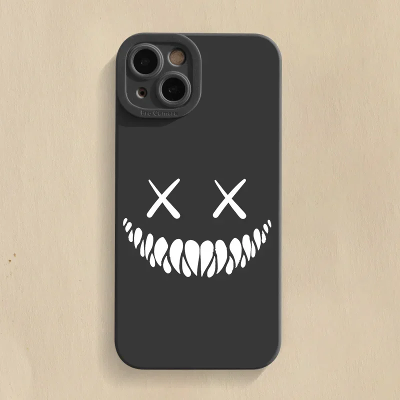 Adorable Smiley Face Shockproof Phone Case with Bumper Protection