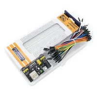 MB-102 Breadboard 400 830 Points Solderless PCB Prototype Board MB102 Power Module 65 Flexible Jumper Wires Test Develop DIY Kit - Image 4