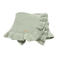 Solid Color Knitted Acrylic 70 by 90 Cm Baby Boys & Girls Swaddle Blanket Newborn Infant Security Blanket For All Seasons 2