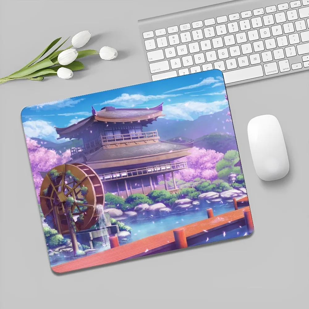 Anime Sakura Rubber Small Office Student Gaming Thickened Large Writing Pad Non-slip Cushion Mouse Pad for PC Gamer Mousemat 6