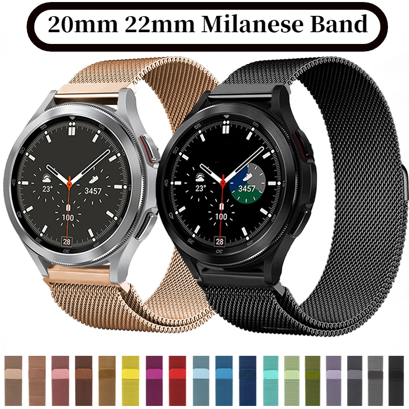 

Ремешок «Миланская петля» для Samsung Watch 5/4, 40 мм, 44 мм, 20 мм, 22 мм