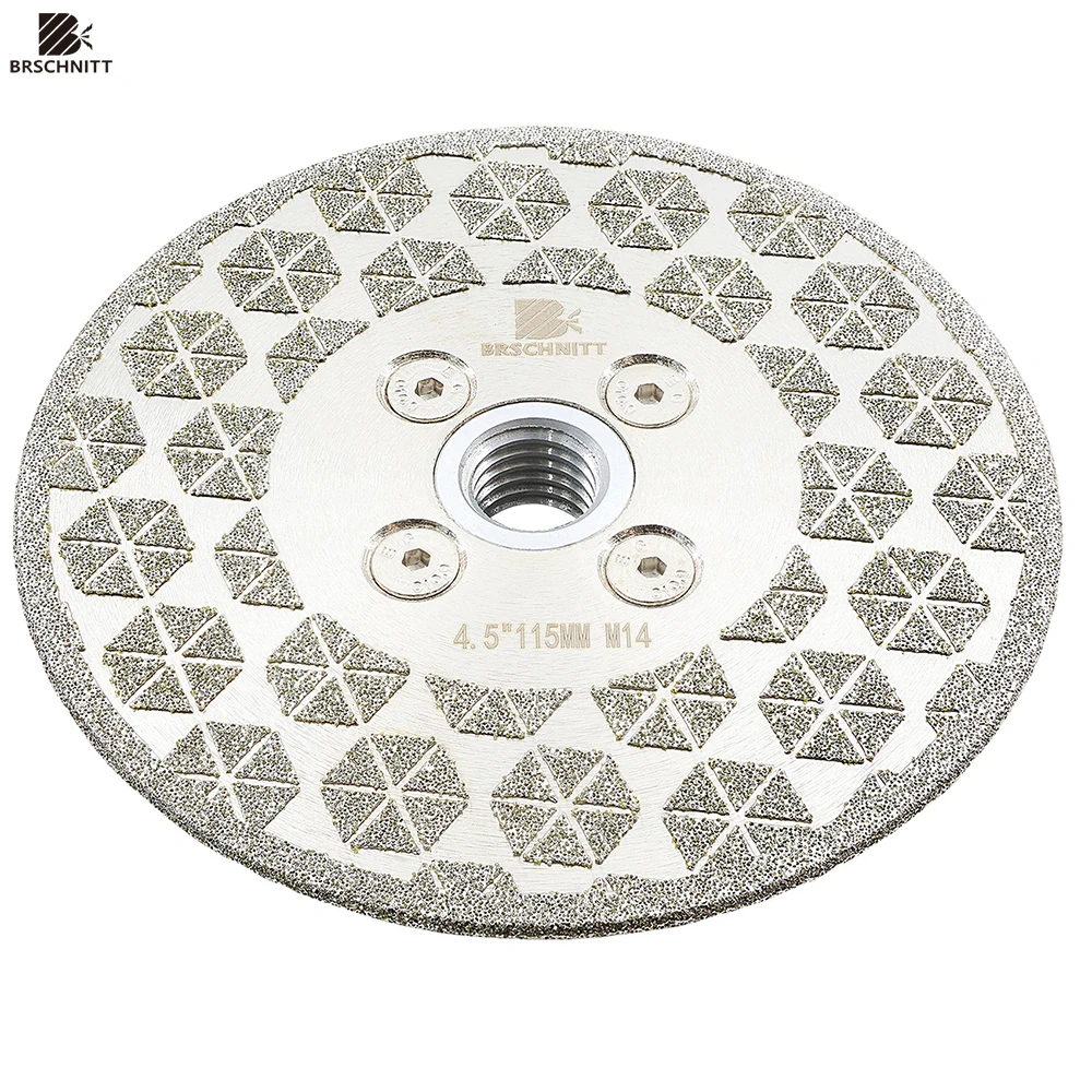 BRSCHNITT 1pc 105/115/125mm Diamond Saw Cutting Grinding Saw Blades Cutting Disc Stone Marble Granite dt diatool electroplated diamond grinding wheel cutting disc saw blade for granite marble tile 1pc dia 105 115 125mm