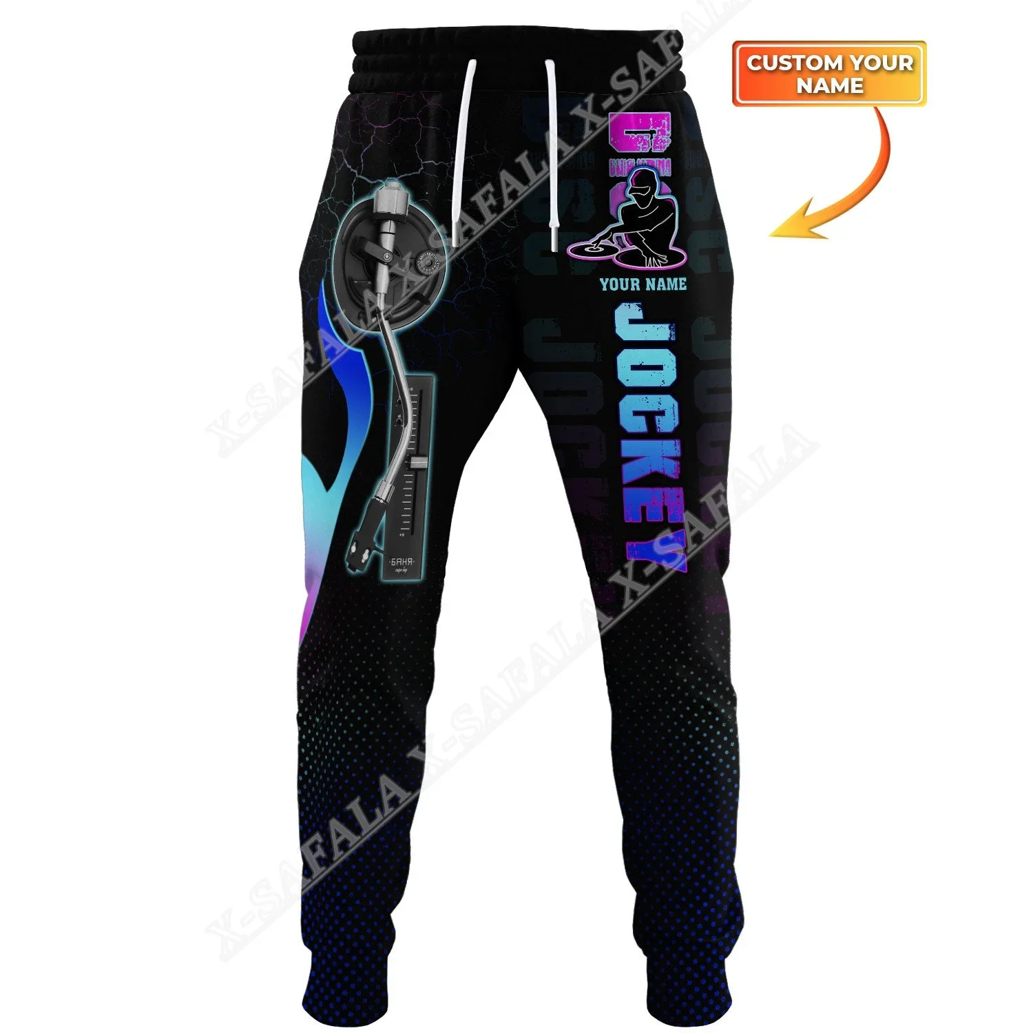 

Gift To Musican And Dj Disc Jockey 3D Print Trousers Mens Sweatpants Casual Long Joggers Streetwear Autumn Loose Sports Pants-6