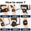 Sports Patella Strap Running Jump Rope Fitness Knee Protection Meniscus Professional Equipment Knee Protectors 6