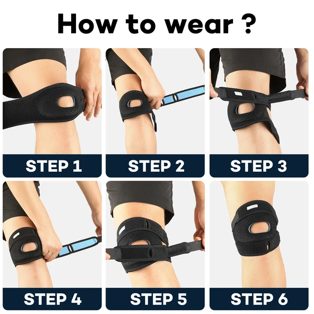 Sports Patella Strap Running Jump Rope Fitness Knee Protection Meniscus Professional Equipment Knee Protectors 6