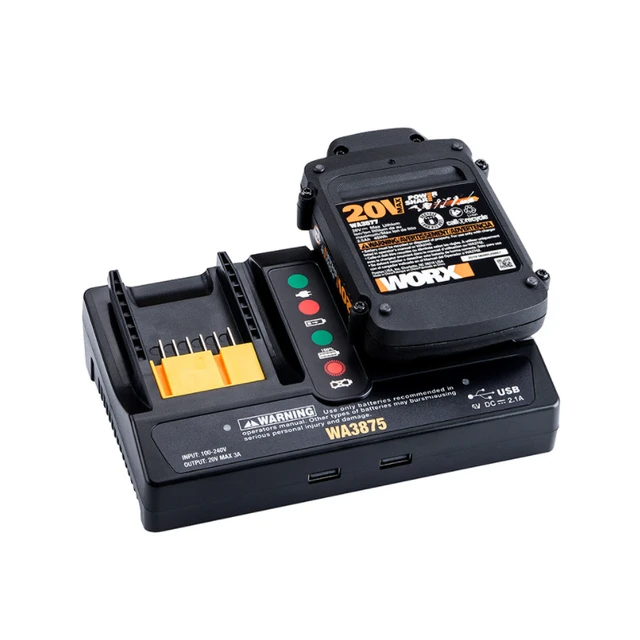 New Battery Worx WA3520 20V 6Ah MAX WA3525 WA3575