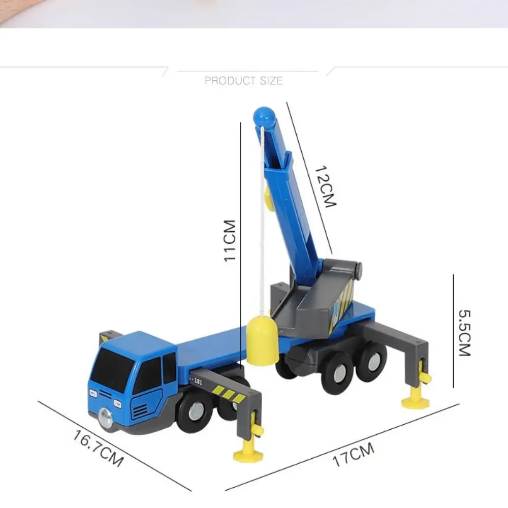 Home Decor Diecast Engineering Vehicle Excavator Truck  Engineering Car Model Inertial Sliding Mini Crane