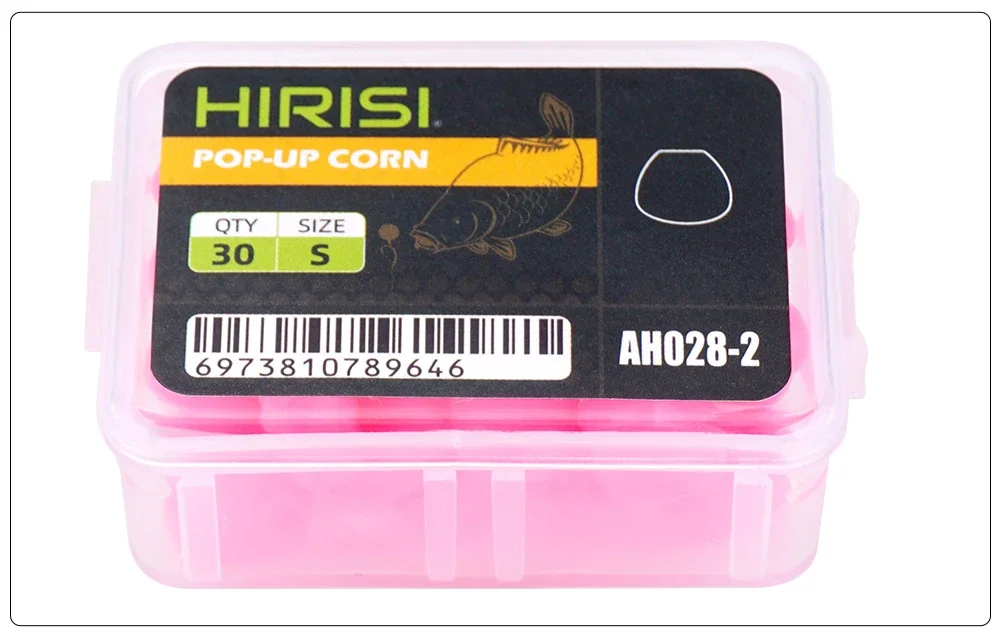 Hirisi 30 PCS Pop-Up Corn Carp Fishing Bait Soft Artificial Carp Baits Corn Fishing Lures Utility Fishing Accessories New AH028