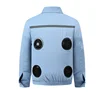 2024 New 4 Fan Jacket Men's Ice Jacket Usb Air-conditioning Suit Cooling Summer Fishing Heat Protection Camouflage Work Clothes 3
