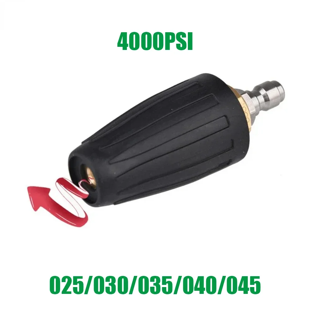 360 Spruzzatore Rotante Con Ugello Turbo Con Attacco Rapido Da 1/4 "Accessori Per Idropulitrice Ad Alta Pressione Da 4000 Psi In Ottone